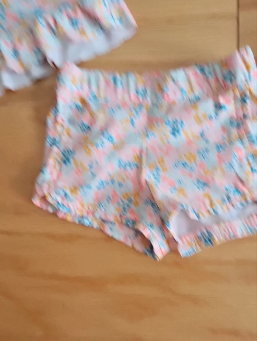 Girls Floral Rashguard And Shorts Set 2-3 Yr
